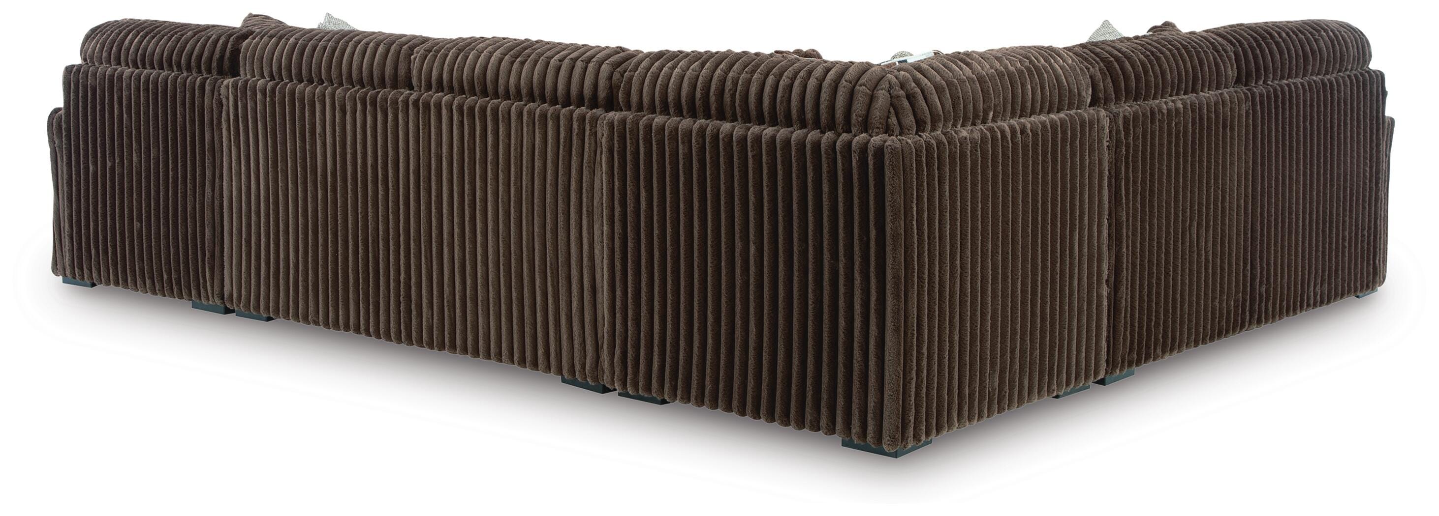Midnight-Madness 4-Piece Sectional with Chaise