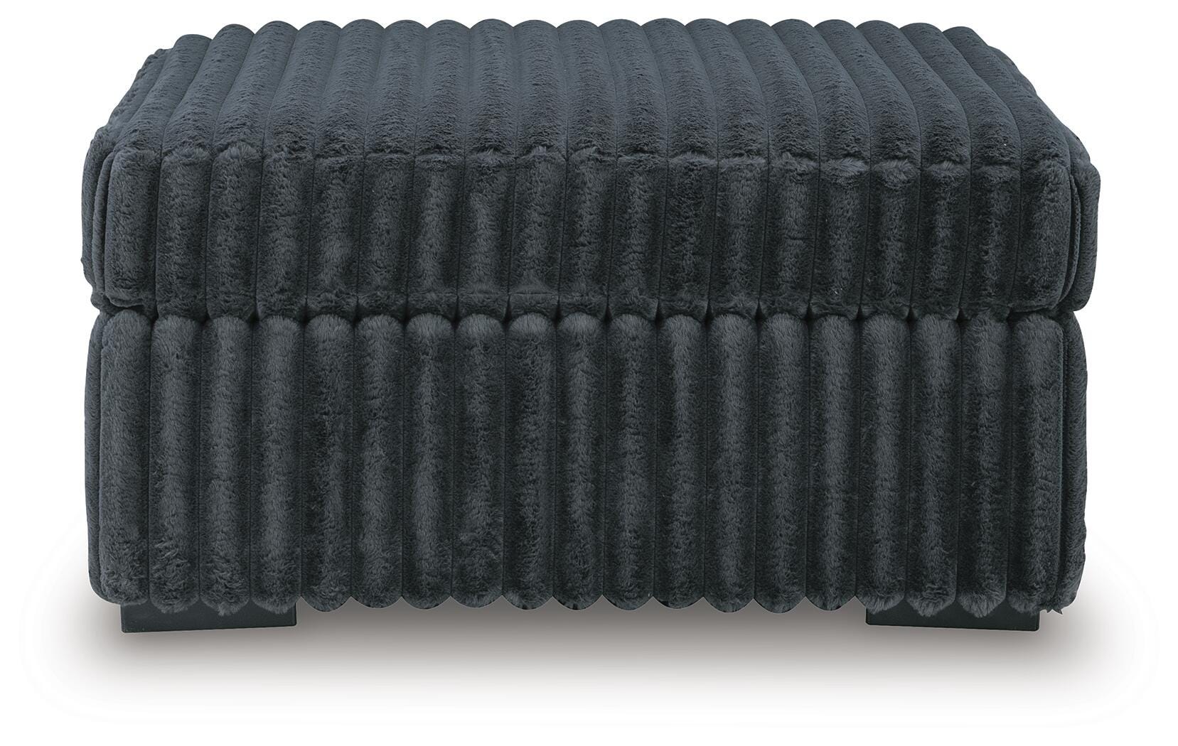 Midnight-Madness Oversized Chair and Ottoman