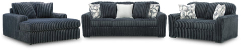 Nightfall Sofa, Loveseat and Oversized Chaise