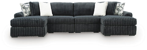 Nightfall 4-Piece Double Chaise Sectional