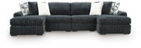 Midnight-Madness 4-Piece Double Chaise Sectional