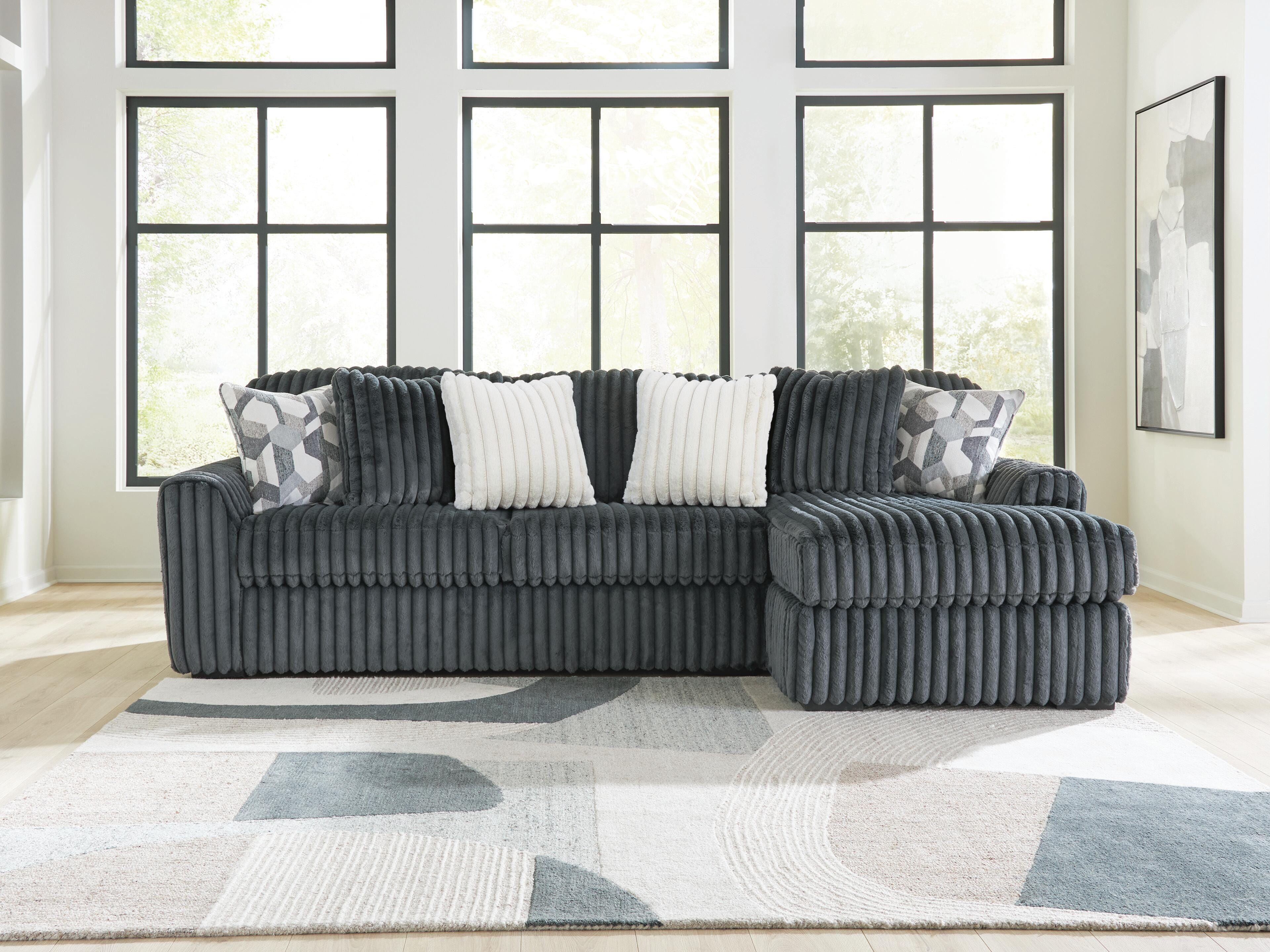 Midnight-Madness 2-Piece Sectional Sofa with Chaise