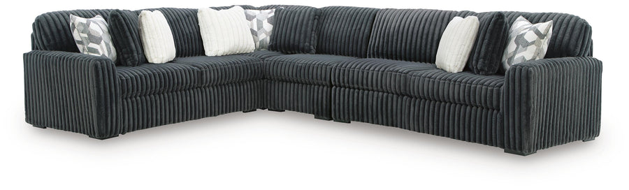 Midnight-Madness 4-Piece Sectional
