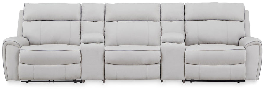 Social Pointe 5-Piece Power Reclining Sectional