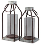 Diedrick Indoor/Outdoor Lantern (Set of 2)