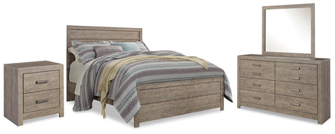 Culverbach Panel Bed, Dresser, Mirror and Nightstand