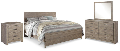 Culverbach Panel Bed, Dresser, Mirror and Nightstand