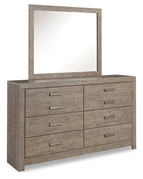 Culverbach Panel Bed, Dresser, Mirror, Chest and 2 Nightstands