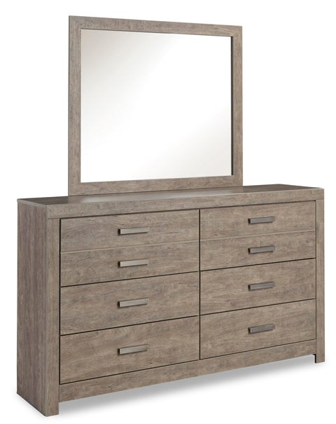 Culverbach Panel Bed, Dresser, Mirror, Chest and 2 Nightstands