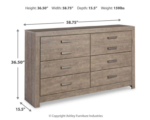Culverbach Panel Bed with Dresser