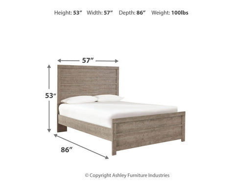 Culverbach Panel Bed and Nightstand