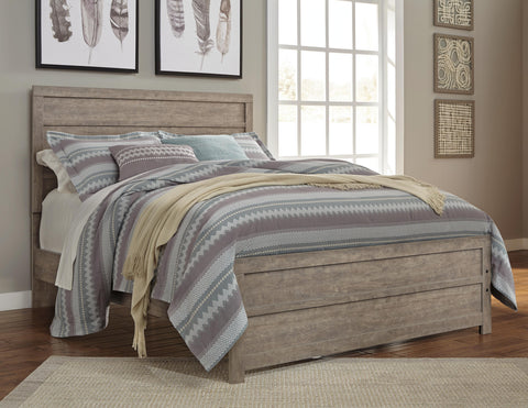Culverbach Panel Bed and Nightstand