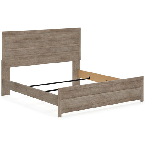 Culverbach Panel Bed with Mirrored Dresser and Chest