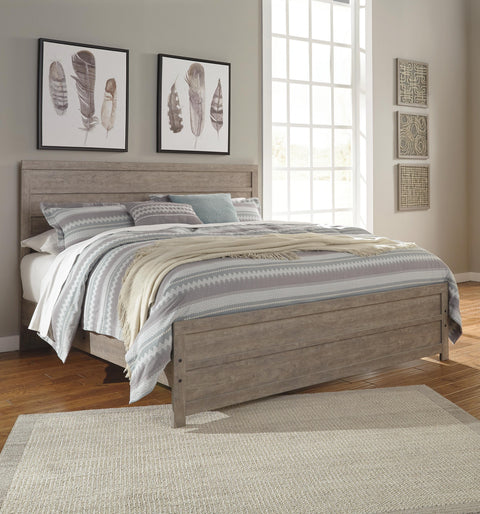 Culverbach Panel Bed, Dresser, Mirror and Nightstand