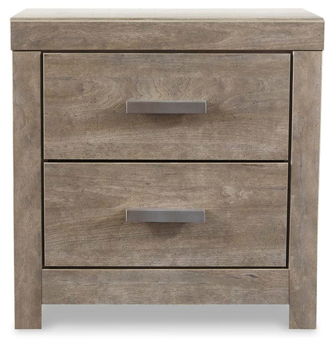 Culverbach Panel Bed and Nightstand