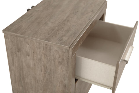 Culverbach Panel Bed and Nightstand