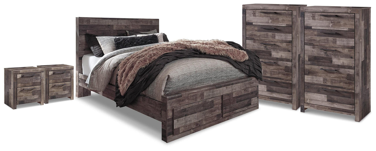 Kensley Storage Bed, 2 Chests and 2 Nightstands