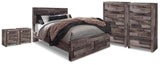 Kensley Storage Bed, 2 Chests and 2 Nightstands