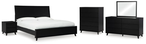Danziar Bed, Dresser, Mirror, Chest and Nightstand