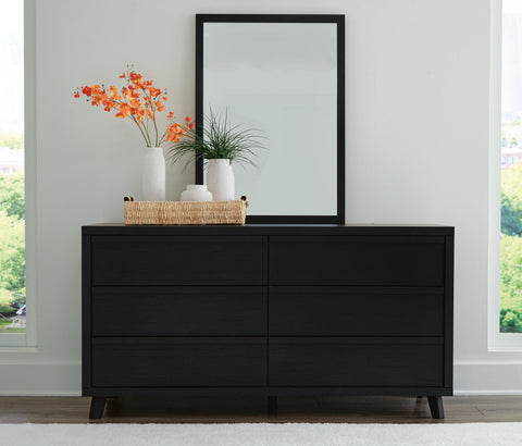 Danziar Panel Bed, Dresser, Mirror and 2 Nightstands