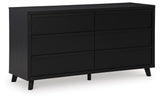 Danziar Panel Bed and Dresser