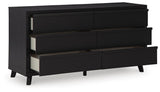 Danziar Panel Bed and Dresser