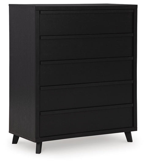 Danziar Panel Headboard, Dresser, Mirror and Chest