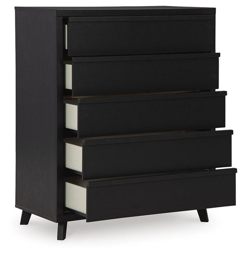 Danziar Panel Bed, Chest and Nightstand