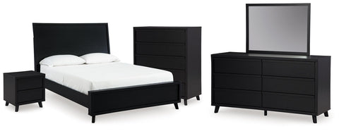 Danziar Bed, Dresser, Mirror, Chest and Nightstand
