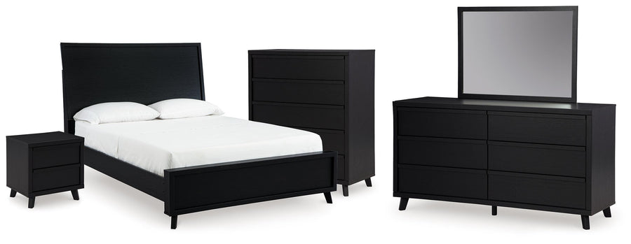 Danziar Bed, Dresser, Mirror, Chest and Nightstand