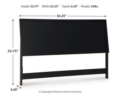 Danziar Panel Headboard, Dresser, Mirror and 2 Nightstands