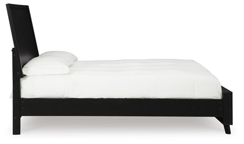 Danziar Panel Bed, Dresser, Mirror and Chest
