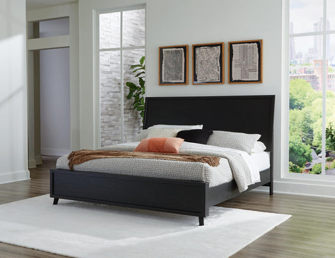 Danziar Panel Bed, Dresser, Mirror, Chest and 2 Nightstands