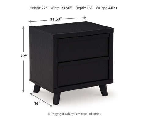 Danziar Panel Bed, Dresser and Nightstand