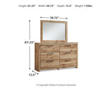 Weston Dresser, Mirror and 2 Nightstands