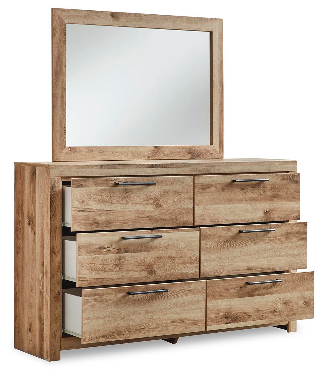 Hyanna Dresser, Mirror and 2 Nightstands
