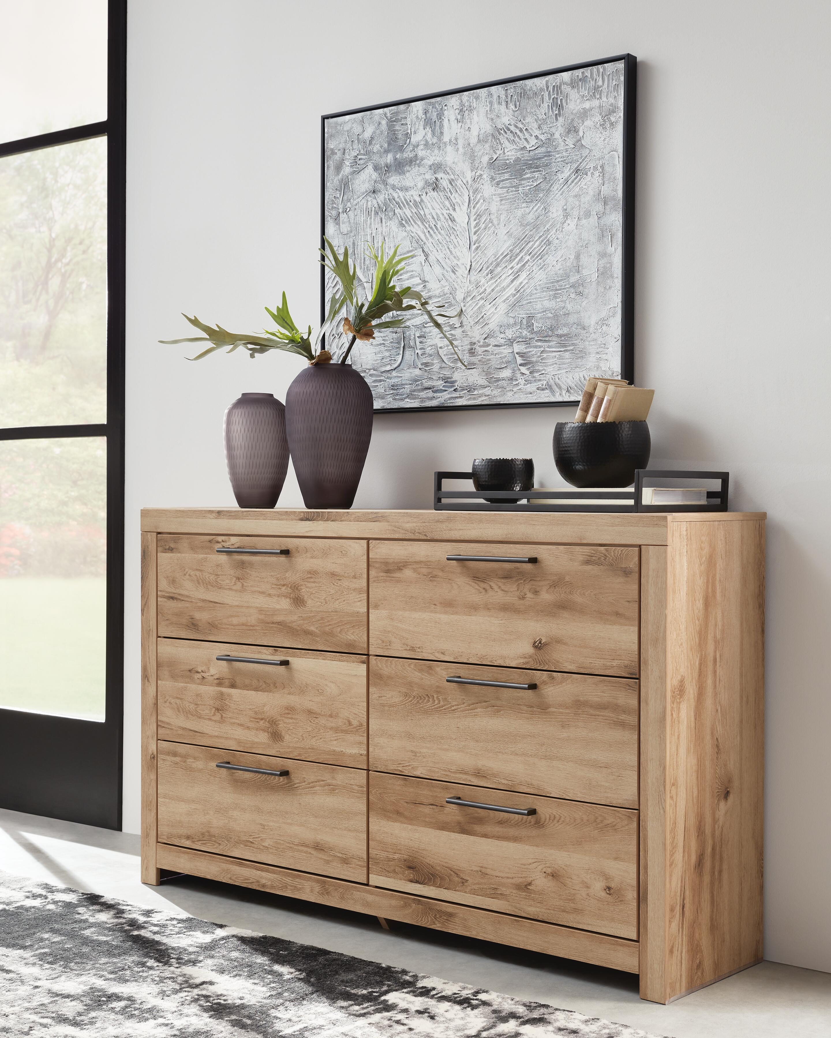 Hyanna Panel Storage Bed, Dresser and Nightstand