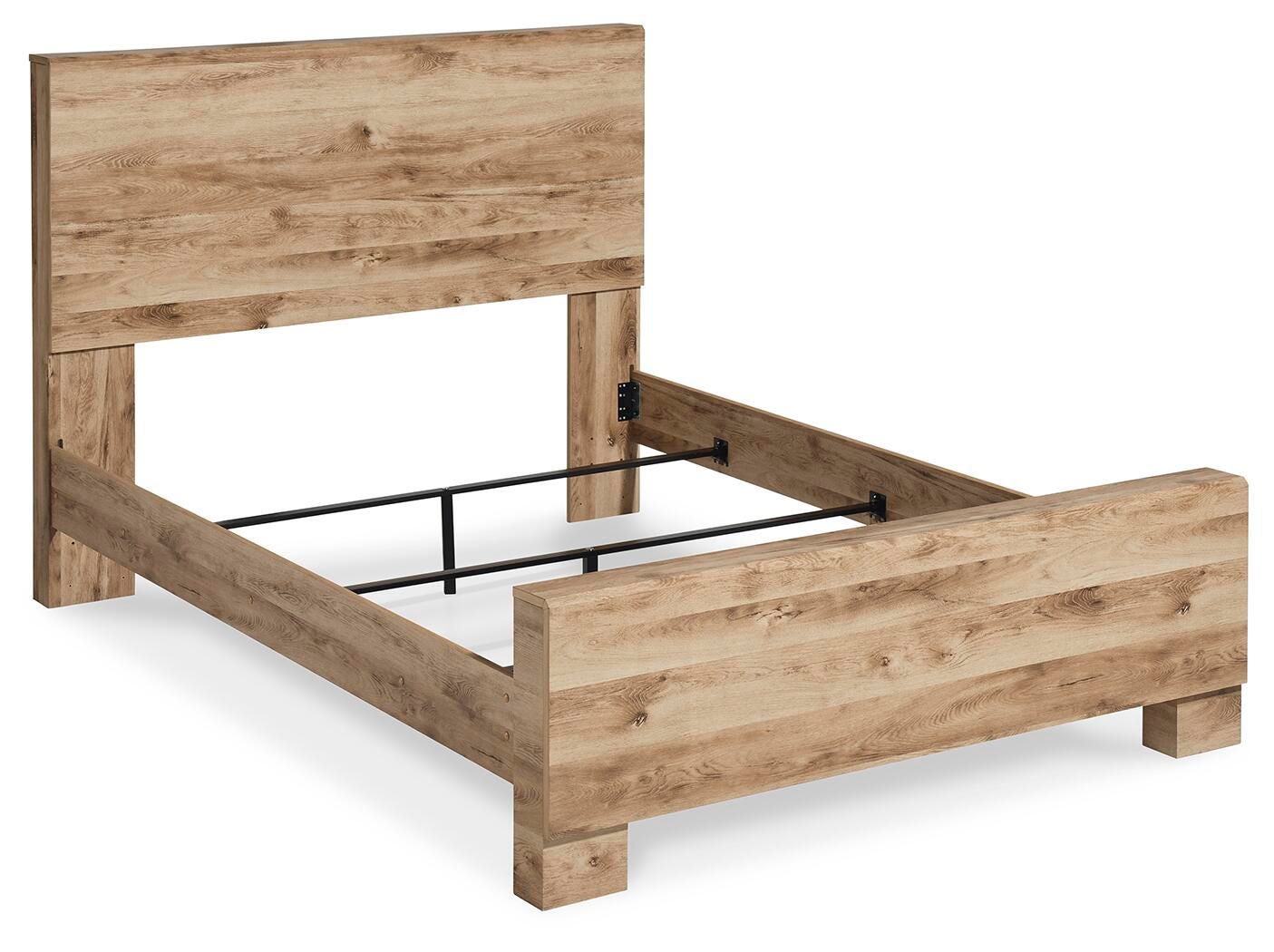 Hyanna Panel Bed, Dresser, Mirror and 2 Nightstands