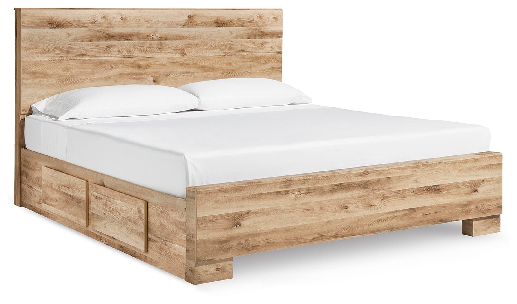 Hyanna Panel Bed with 2 Side Storage