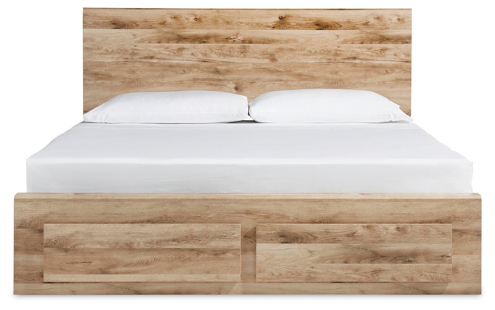 Weston Panel Storage Bed with 2 Under Bed Storage Drawer, Dresser, Mirror and Chest