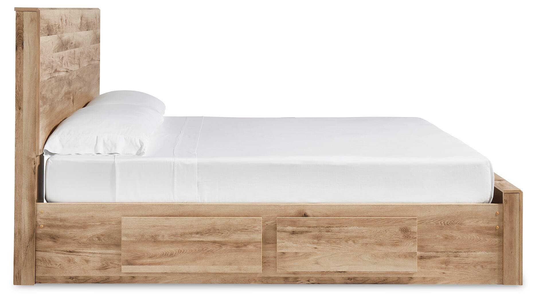 Hyanna Panel Storage Bed, Dresser, Mirror and Chest