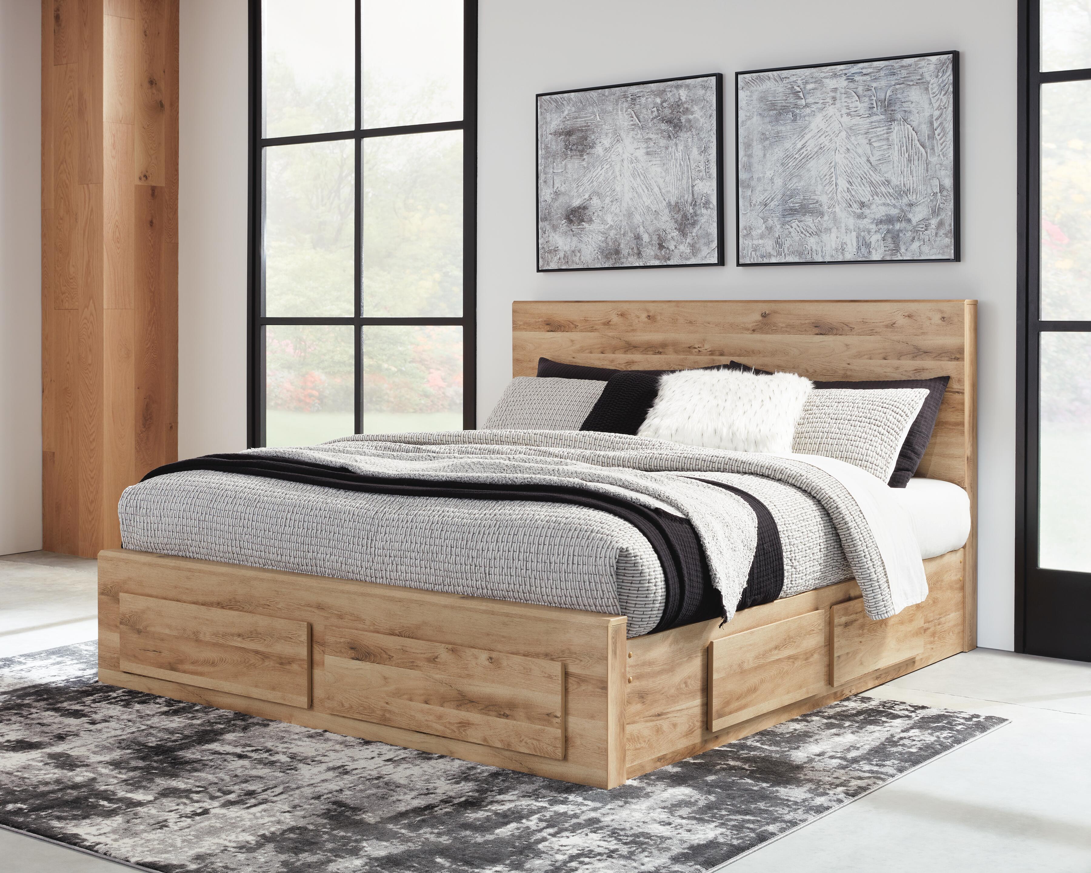 Weston Panel Storage Bed with 1 Under Bed Storage Drawer