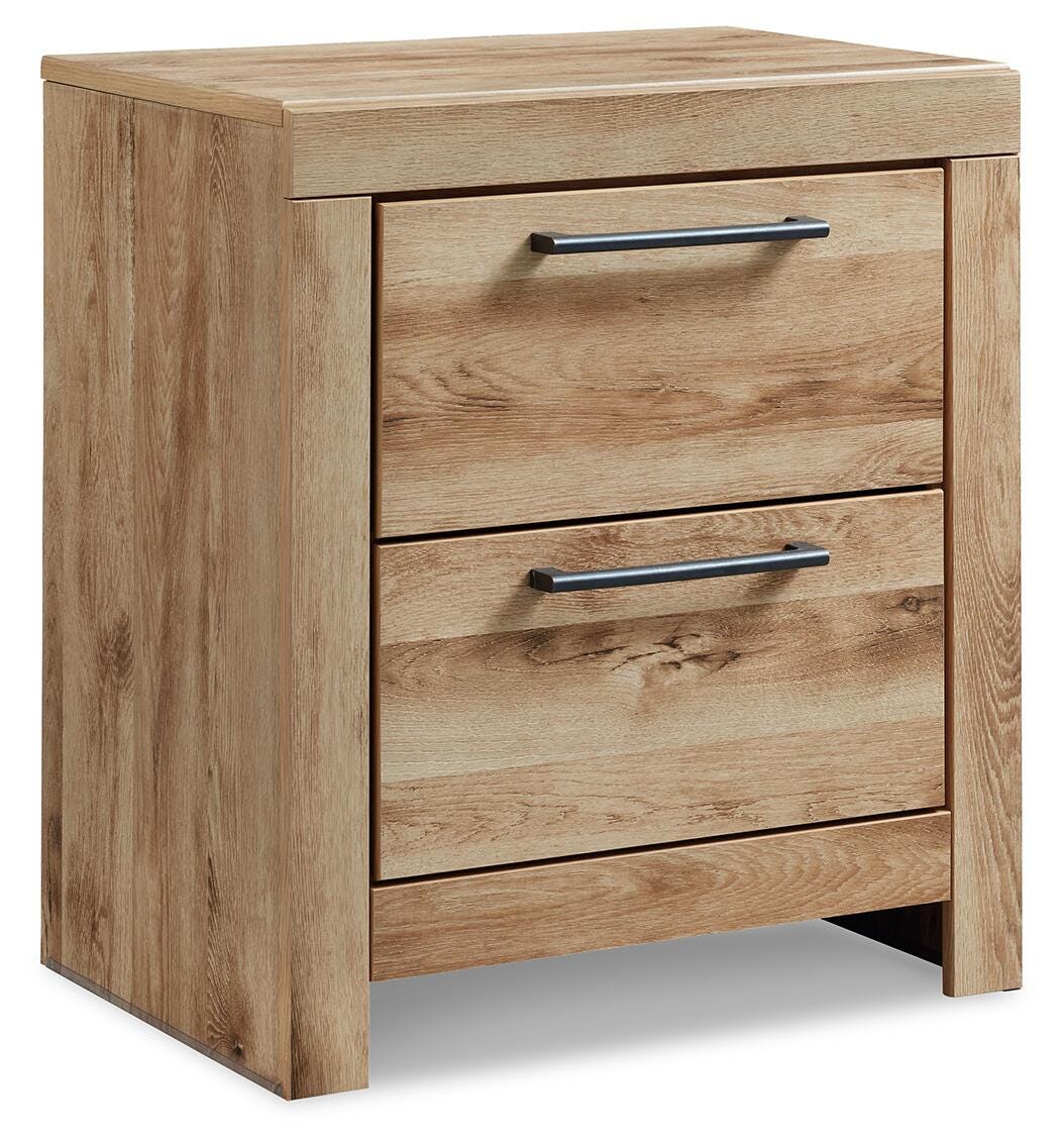 Hyanna Panel Bed and Nightstand