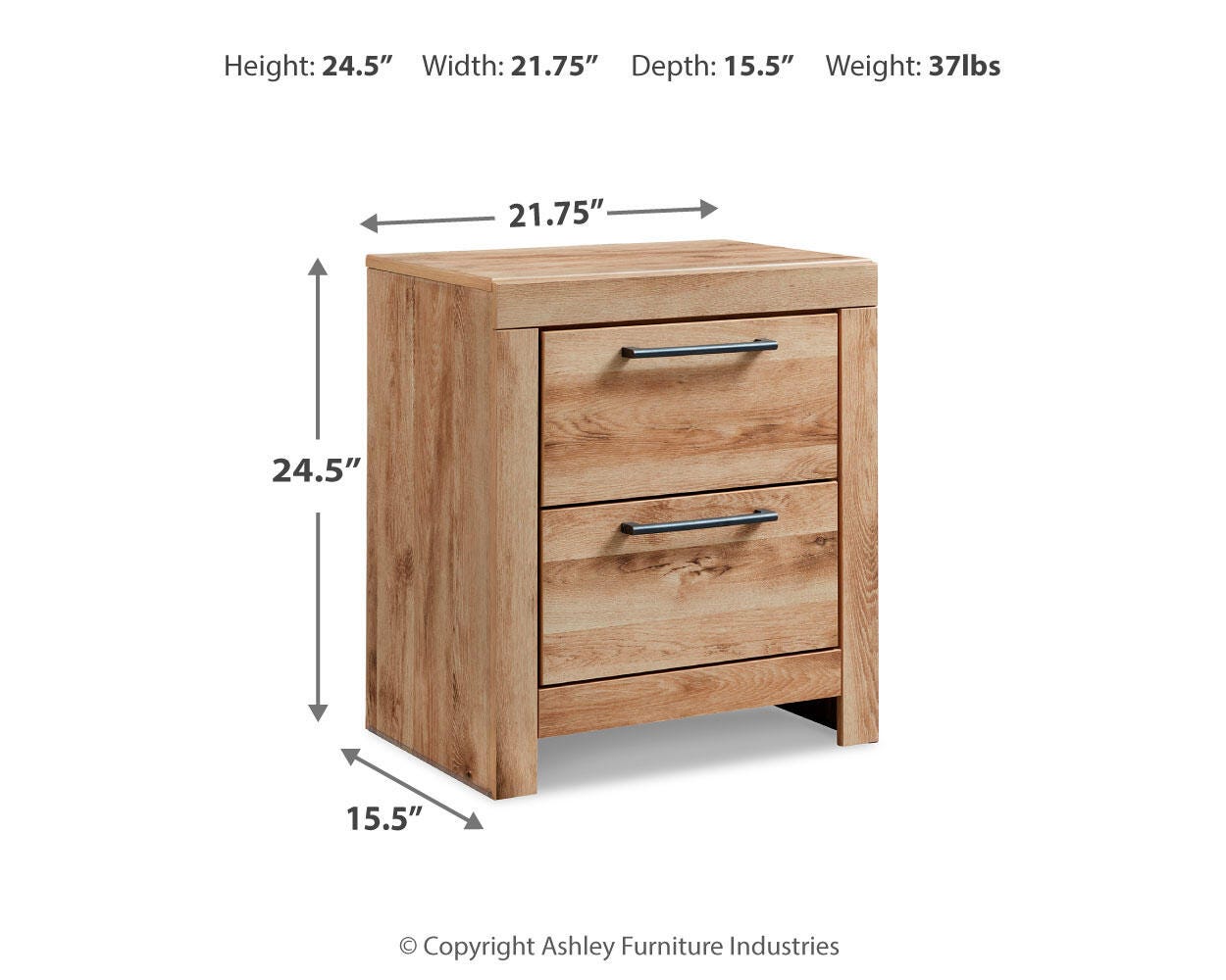 Hyanna Dresser, Mirror and 2 Nightstands