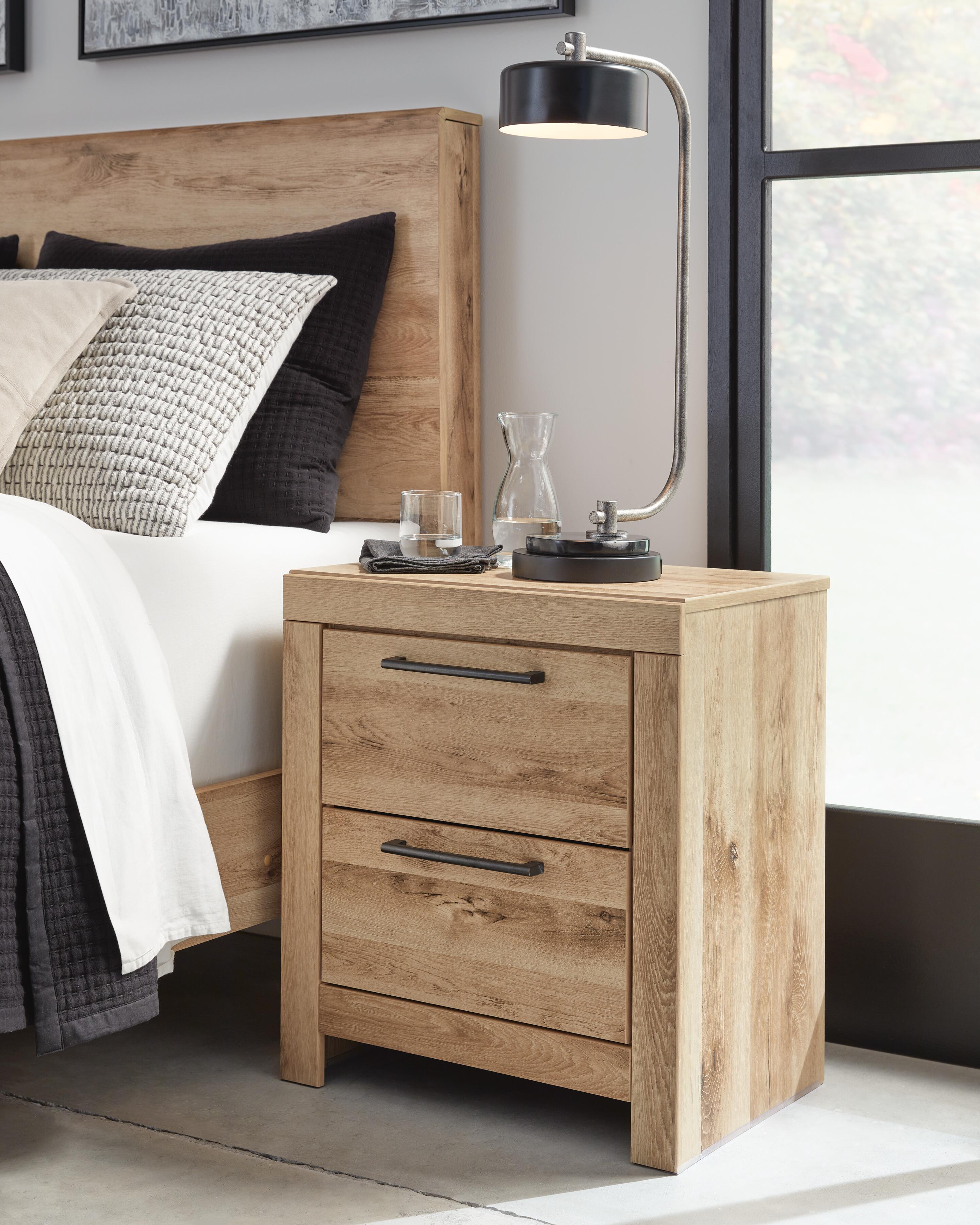 Hyanna Panel Bed, Dresser, Mirror, Chest and Nightstand