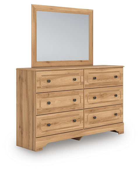 Aleaport Panel Bed, Dresser and Mirror