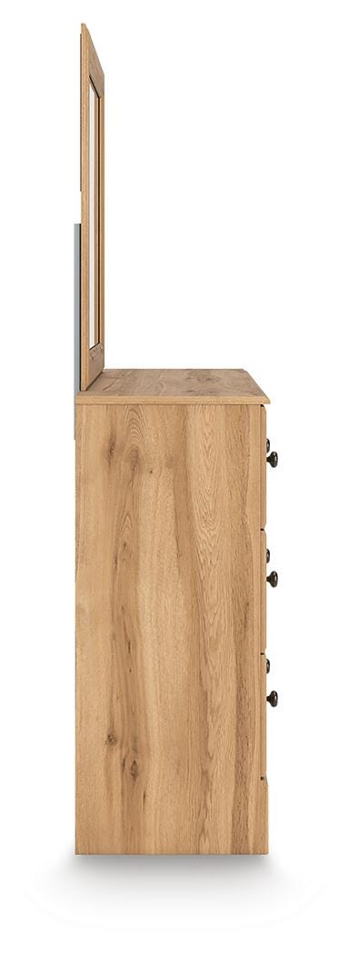 Aleaport Panel Bed, Dresser and Mirror
