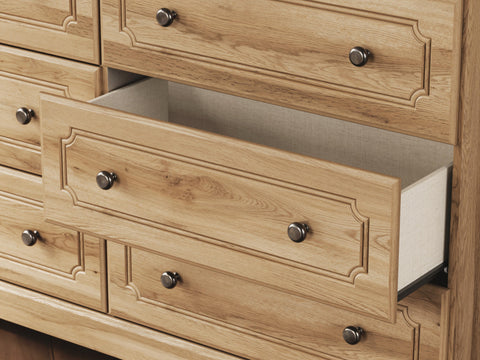 Aleaport Panel Bed with Dresser and Nightstand