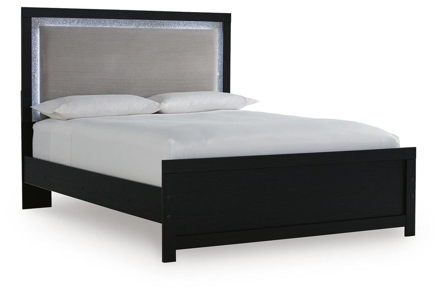 Maeling Upholstered Panel Bed