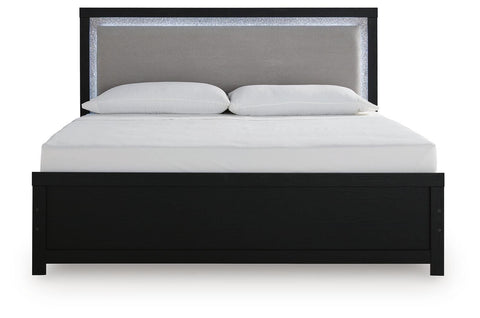Maeling Upholstered Panel Bed